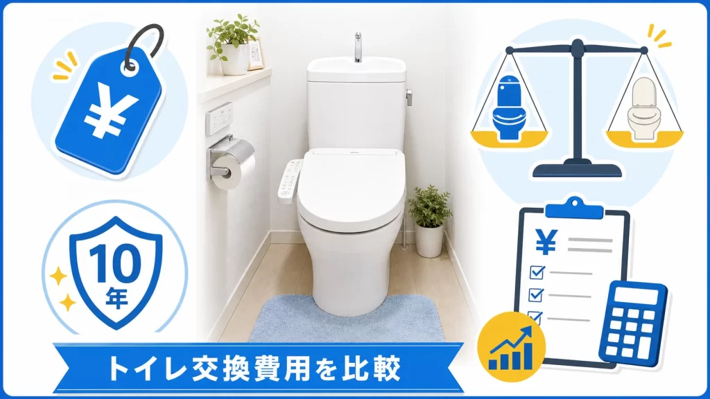 トイレ等住宅設備機器取り替え エディオンのトイレ交換費用は安い？高い？工事費込み総額とヤマダ電機